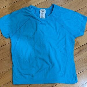 Athleta Girls Short Sleeve Active Tee - Bright Turquoise